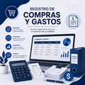 Registro de compras y gastos: 200 Documentos